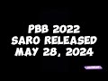 PBB 2022 SARO RELEASED MAY 28, 2024