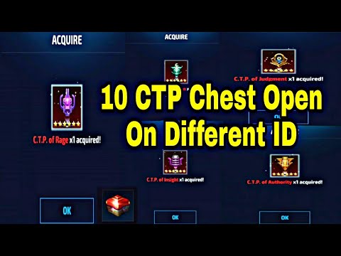 10 CTP Chest Open On Different ID From Monthly Log in Event October 2021 - Marvel Future Fight