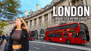 London Walking Tour 4K – Liberty | Regent St | Oxford Circus