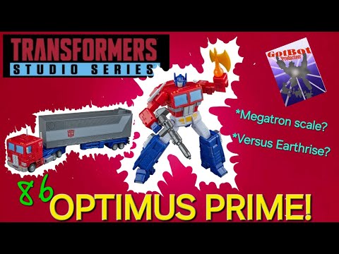 Transformers Studio Series 86 Optimus Prime EVERYTHING - GotBot True Review NUMBER 1208