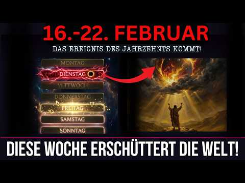 SIE MÜSSEN DAS VOR MORGEN WISSEN! Dringende WARNUNGEN zur HAUPTWOCHE des Februars!