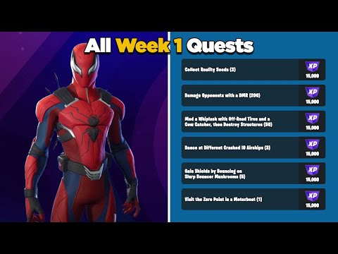 Fortnite All Week 1 Season Quests Guide - Chapter 3 Season 3