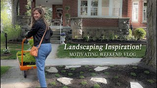 Planting a Ground Cover Feature, New Plants & Landscaping Ideas! Gardening Around Our Historic Home!