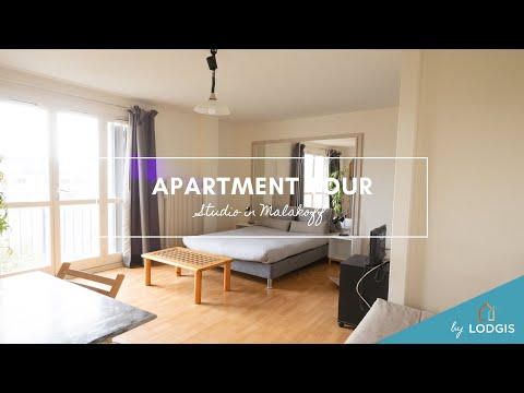 Apartment Tour // Furnished  28m2 in Paris – Ref : 1H12373
