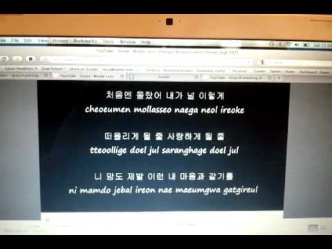 Maybe - Wonder Girls Sunye (cover)