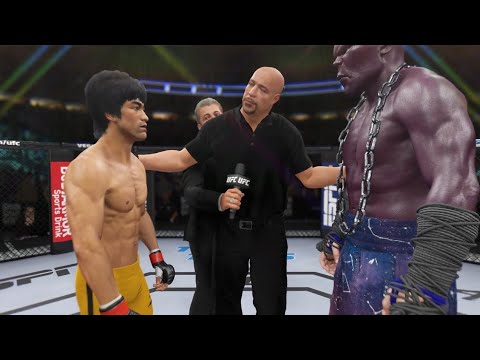 Bruce Lee vs. Titan Atlas - EA Sports UFC 4 - Epic Fight 🔥🐲