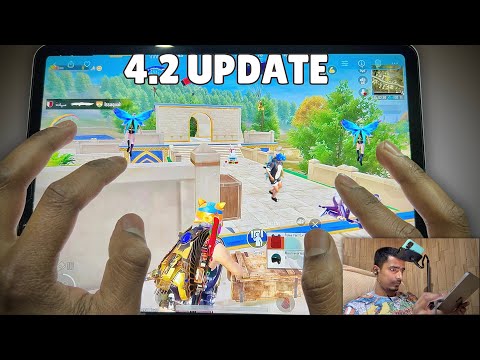 PUBG Mobile 4.2 Update Gameplay 😱 New Powers + Insane Fights | iPad Pro Handcam 🔥