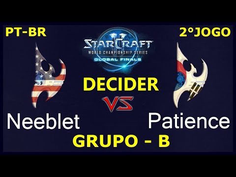 StarCraft 2 - Neeblet vs. Patience J2 - DECIDER - (PvP) - Grupo B - WCS Global Finals 2016 [PT-BR]