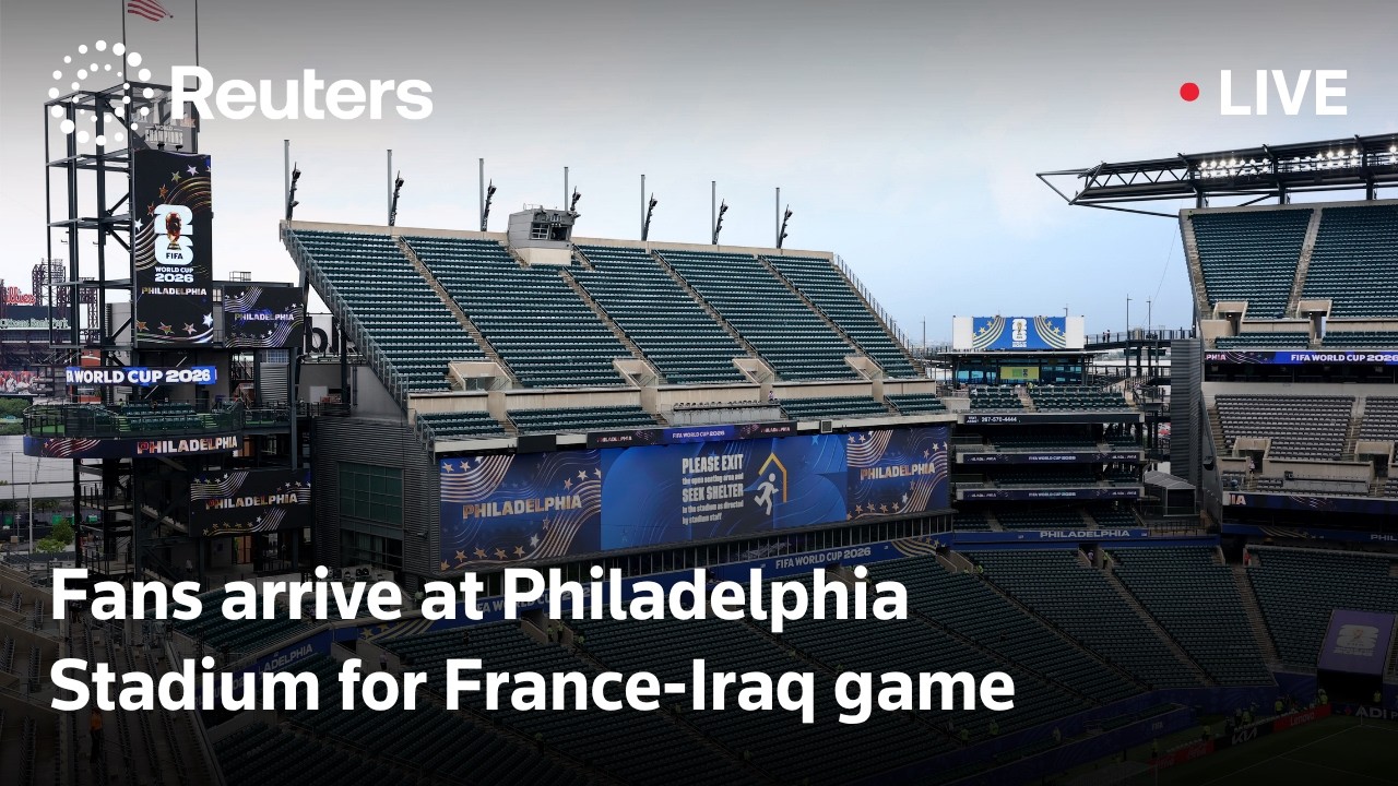 Video | LIVE: World Cup fans arrive at Philadelphia Stadium for France-Iraq game ⚽