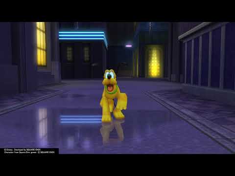Kingdom Hearts II Final Mix (PS4) Cutscene #218 - Pluto sees Axel and runs into the Portal