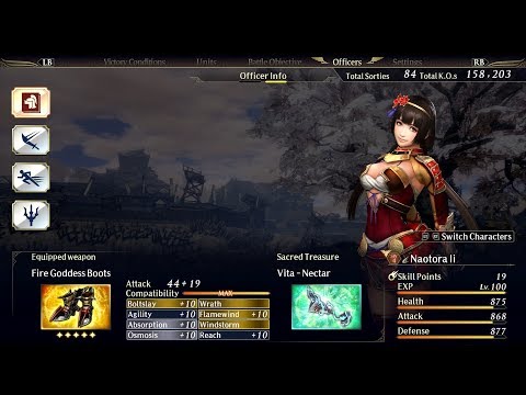 [Warriors Orochi 4 QHD/1440p Character Showcase] Naotora Ii