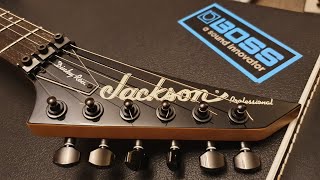 Video thumbnail for Jackson Professional Dinky Reverse Headstock Deep Purple Guitar Up Close Video Review by Essex Recording Studios