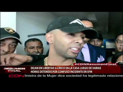 Dejan en libertad a “Lírico en la Casa” luego de varias horas detenido por confuso incidente en SFM
