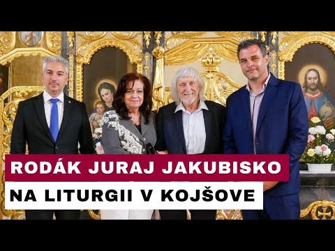 Režisér Perinbaby na liturgii v Kojšove