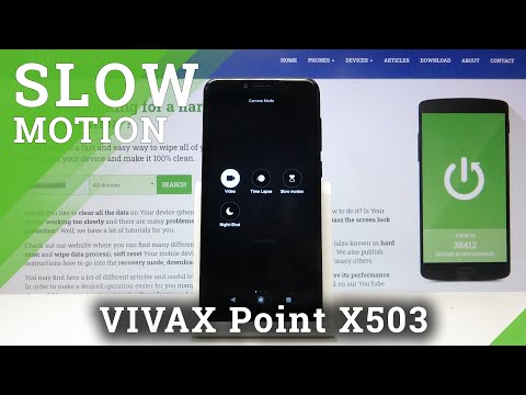 How to Activate Slow Motion in VIVAX Point X503 – Camera Feature