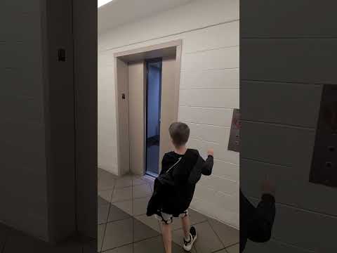 Parking garage elevator at Federal Center Plaza, 500 C Street SW, Washington DC