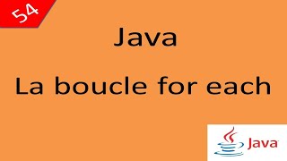 Java Cours درس جافا 54 Boucle for each