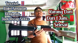 Download lagu Tutorial..‼️Rakit Senapan Benjamin Jadi Bocap 500cc...‼️Ngk Pakek Lama Kurang Dri 1 Jam..‼️SELESAI‼️ mp3