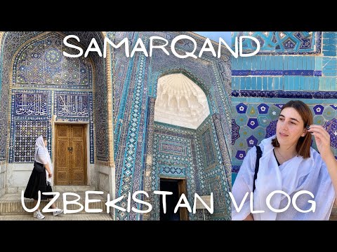 Vlog de Samarcanda Uzbequistão, Praça Registan, Plov, Rota da Seda, Bazar Siab