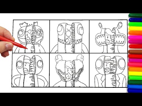 Roblox Rainbow Friends - Coloring pages Warriyo - Mortals (feat. Laura Brehm) [NCS Release]