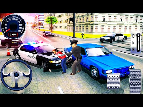 US Police Car Transporter Driving - Police Trailer Truck Driver Simulator 3D - Android GamePlay