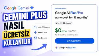 Üniversite Öğrencilerine ÜCRETSİZ Google AI Plus! (Nasıl Alınır Adım A