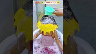 My baby used to scream during hair wash… until this baby shampoo visor changed everything. #babycare