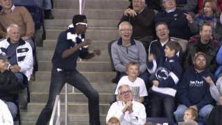 Fan Dances to Livin&#39; on a Prayer at Penn State Men&#39;s Hockey Game