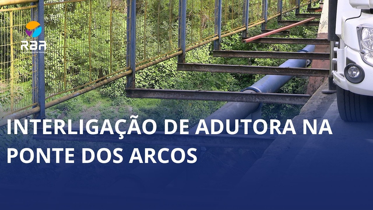 Interligação de adutora na Ponte dos Arcos provoca falta de água em Rio do Sul e região