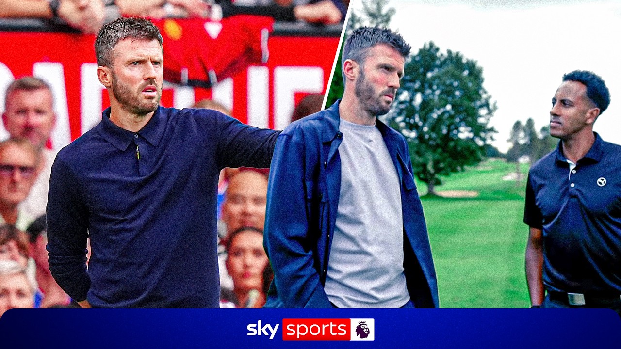 Michael Carrick discusses Man Utd's transfer business, the season ahead and Bruno Fernandes! 🔥🔴