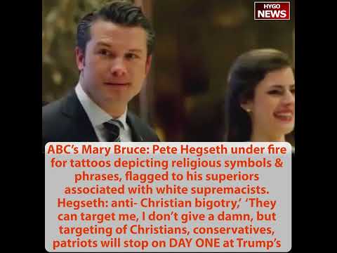 Attacks fast/furious on deportation plans, meltdown national emergency; Pete Hegseth tattoos