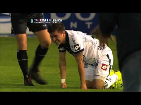 Caño del Droopy Gómez. Tigre 0 - Quilmes 1. Fecha 19. Primera División 2015. FPT.