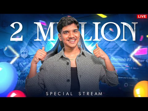 2 MILLION CELEBRATION 🎂 🔥 | GIVEAWAY 💎 | FREE FIRE IN TELUGU #dfg #freefire