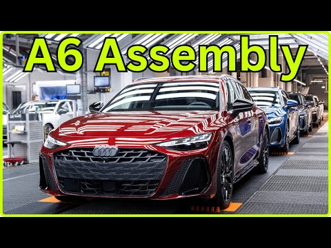 Audi A6 production in Germany #MegaFactories