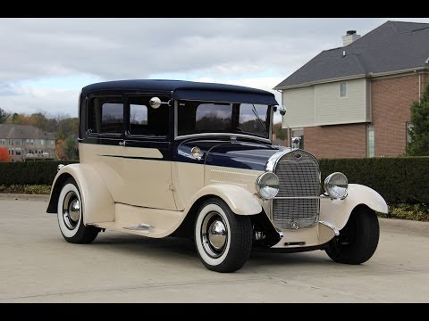 1929 Ford Model A Street Rod Test Drive Classic Muscle Car for Sale in MI Vanguard Motor Sales