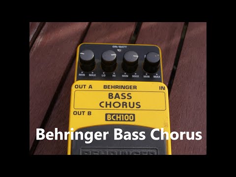 Behringer BCH100 Bass Chorus 2010s - Yellow image 8