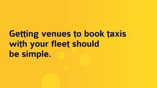 The booking device that makes ordering your taxis easier for venues