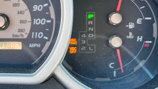 Toyota 4Runner - reset VSC Lights