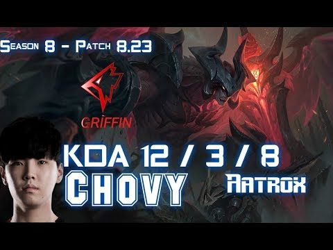 GRF Chovy AATROX vs VIKTOR Top - Patch 8.23 KR Ranked