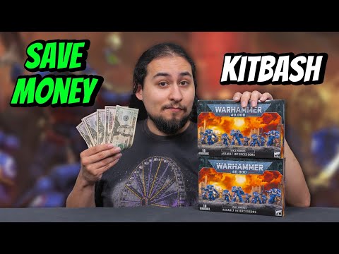 Kitbashing to Save MONEY with Space Marines