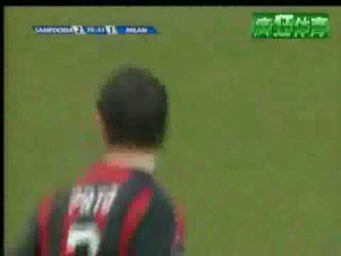 Sampdoria vs AC Milan SERIE A 2009/2009 01/03/09 [PATO GOAL]