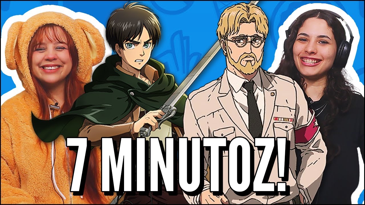 ISSO TÁ INSANO! EREN - AO SOM DO ESTRONDO E ZEKE - SALVAÇÃO - ATTACK ON TITAN - 7 MINUTOZ