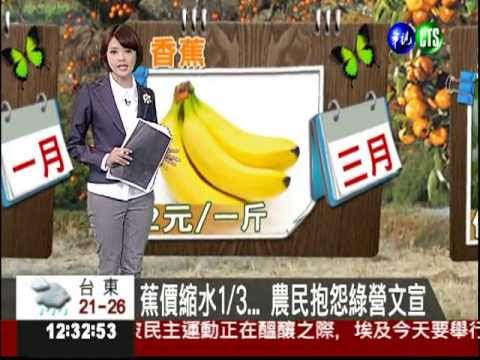 蕉價縮水1/3... 農民抱怨綠營文宣