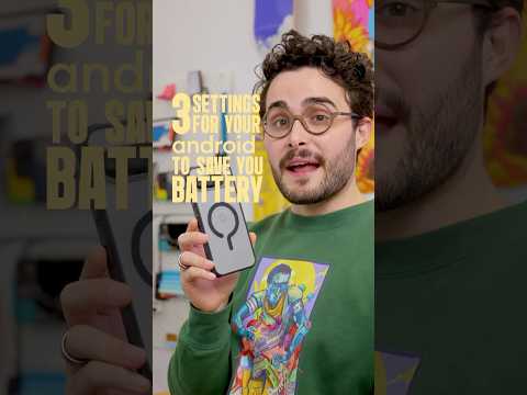3 SETTINGS to Save Battery on Android