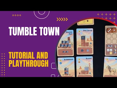 Tumble Town Solo Tutorial and Playthrough | DaniCha