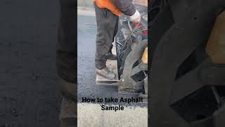 Asphalt Sampling #road #construction #testing #laboratory