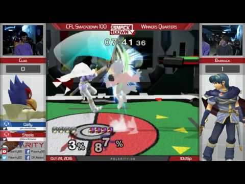 CFL Smackdown 100 Melee - Cujo (Falco) vs Barraca (Marth) - Winners R3