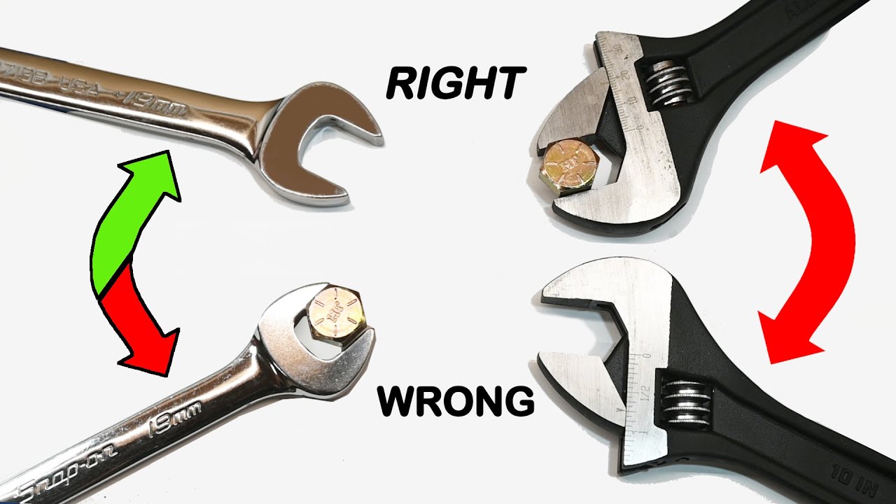 Are you turning wrenches the WRONG way?