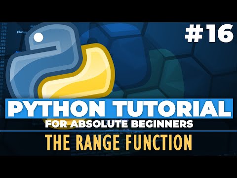 Python Tutorial For Absolute Beginners The Range Function Episode 16