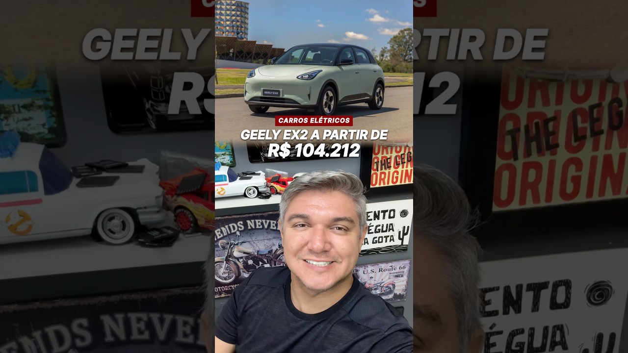 Geely EX2 a partir de R$ 104 mil. Marca chinesa libera venda direta para taxistas, CNPJ e PCD.